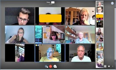 Teilnehmende an der Vorstellungskonferenz