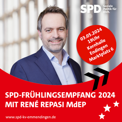 Frühlingsempfang SPD KV EM mit Rene Repasi, MdEP