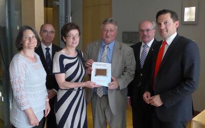 Bärbel Schäfer, Roland Tibi, , Marita Schmieder, Martin Burkert, Clemens Bieniger und Johannes Fechner